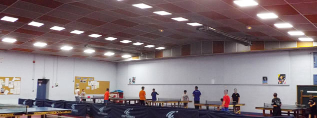 Éclairage LED clubs de tennis de table de Roanne